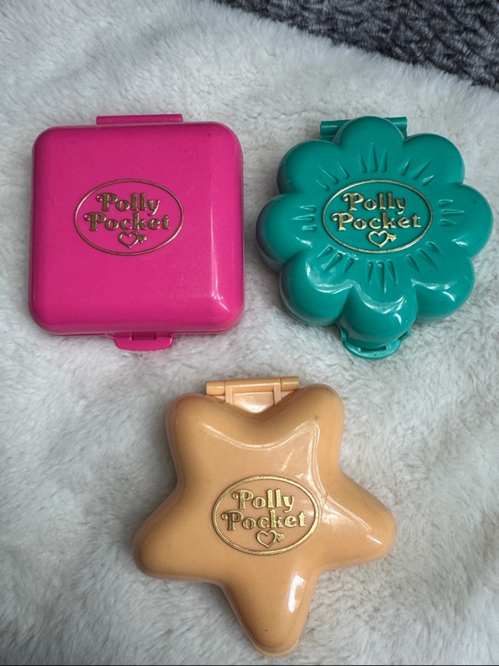 Vintage Bluebird Polly Pocket Compacts